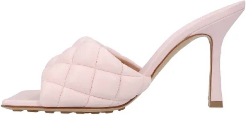 Bottega Veneta Leather heels Pink Dames