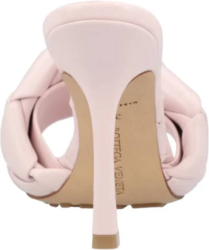 Bottega Veneta Leather heels Pink Dames