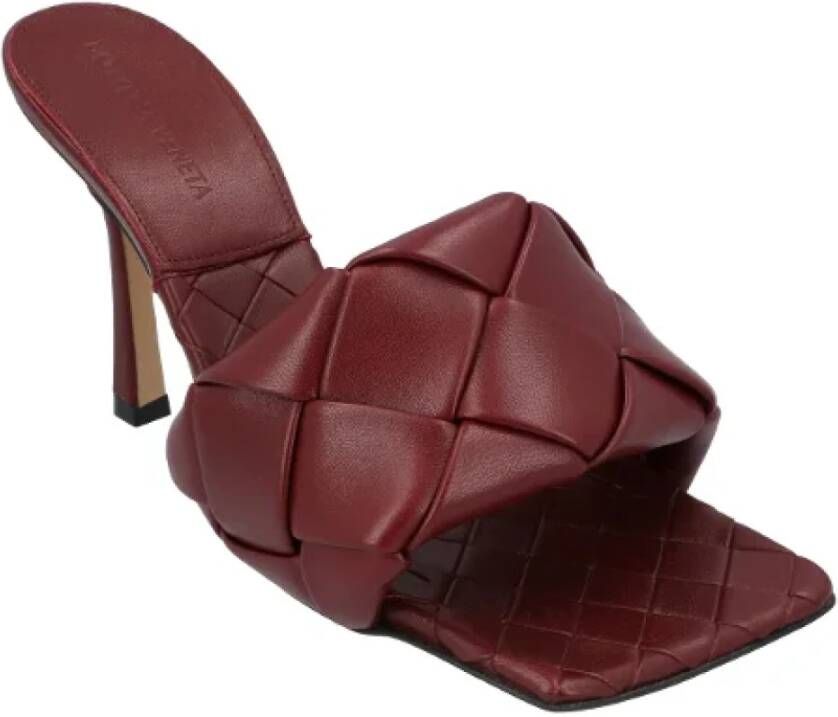 Bottega Veneta Leather heels Red Dames