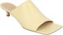 Bottega Veneta Leather mules Yellow Dames - Thumbnail 2