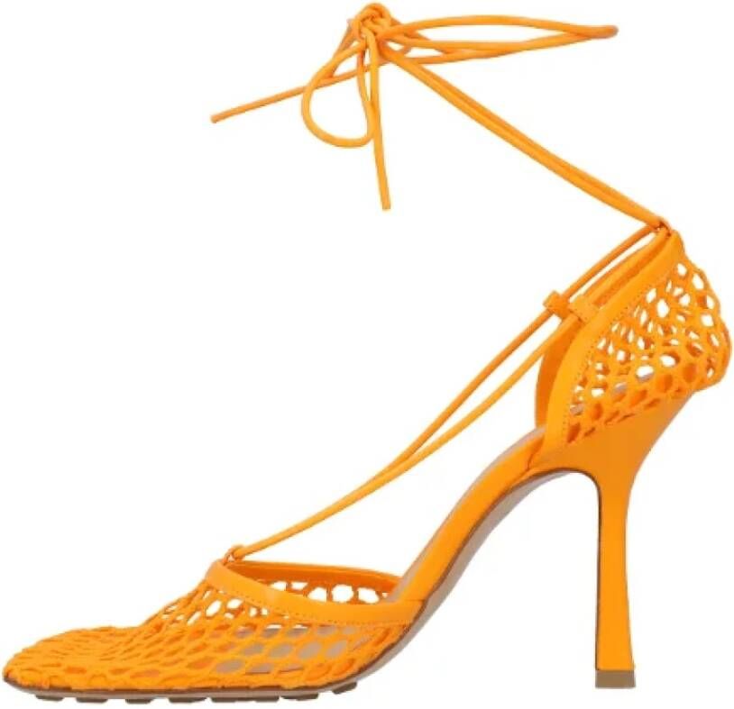 Bottega Veneta Leather sandals Orange Dames