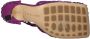 Bottega Veneta Leather sandals Purple Dames - Thumbnail 5