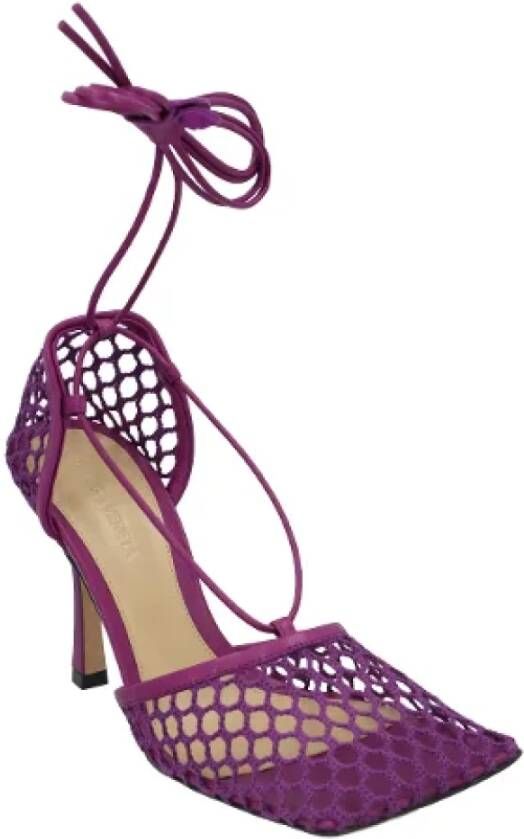 Bottega Veneta Leather sandals Purple Dames