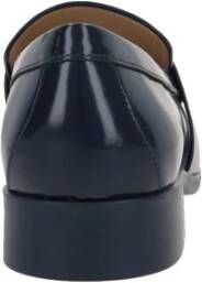 Bottega Veneta Leren Loafer Schoenen Gemaakt in Italië Blue Dames