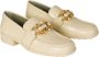 Bottega Veneta Leren Loafers met Goudkleurige Hardware White Dames - Thumbnail 2