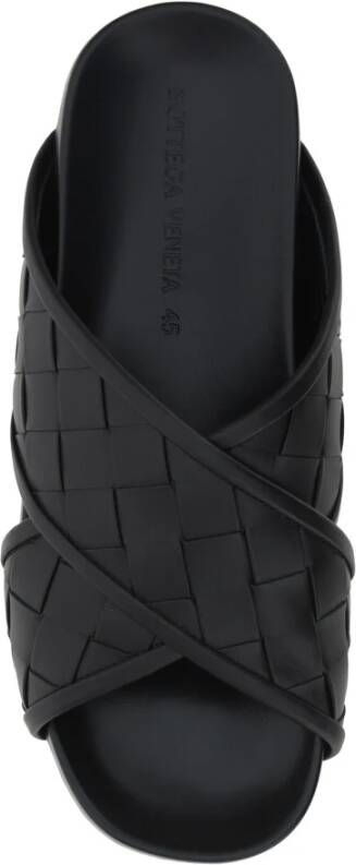 Bottega Veneta Leren Sandalen met Intrecciato Design