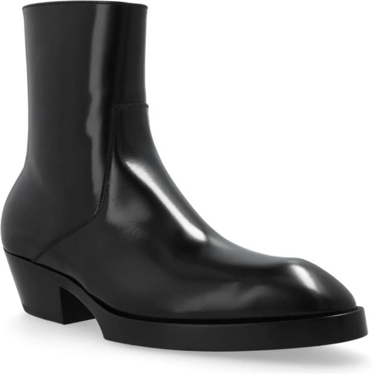 Bottega Veneta Leren schoenen met hak Dalton Black Heren
