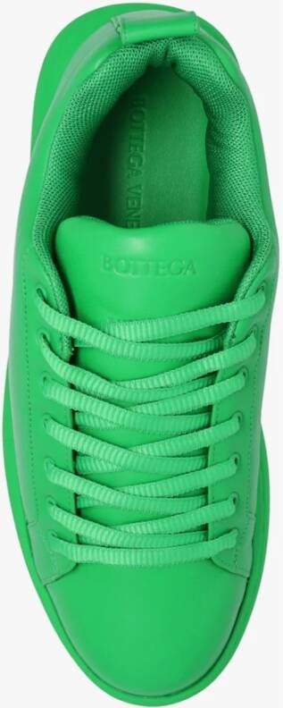 Bottega Veneta Logo-embossed sneakers Groen Heren