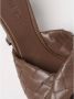 Bottega Veneta Luxe Knotted Leren Hakken Sandalen - Thumbnail 2
