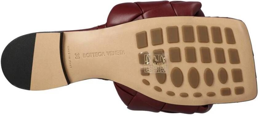 Bottega Veneta Luxe Leren Slide Sandalen