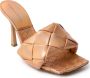 Bottega Veneta Metallic Sandal Mule met Tubular Weave - Thumbnail 2