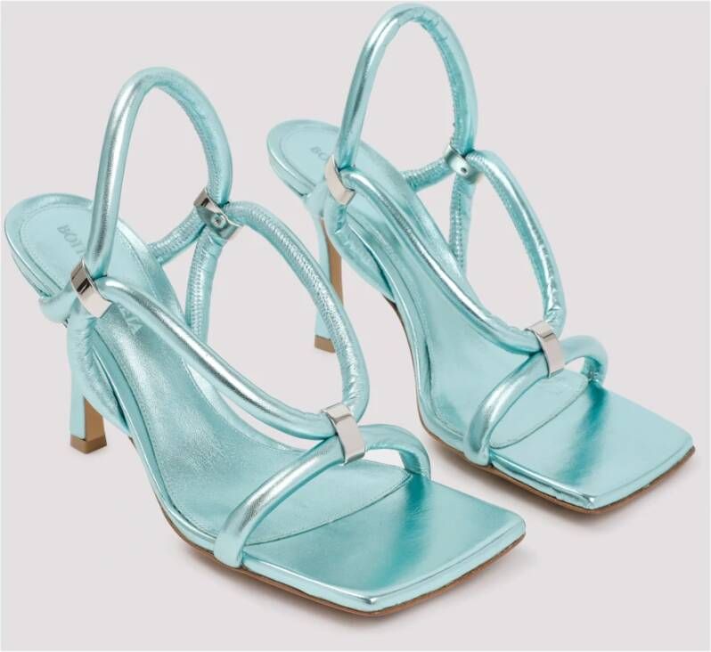 Bottega Veneta Metallic Slingback Sandalen voor Vrouwen