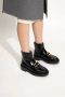 Bottega Veneta Monsieur Enkellaarzen Glanzend Leer Black Dames - Thumbnail 5