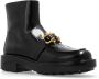 Bottega Veneta Monsieur Enkellaarzen Glanzend Leer Black Dames - Thumbnail 7