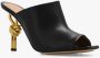 Bottega Veneta Muiltjes met knoophak Zwart Dames - Thumbnail 7