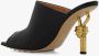 Bottega Veneta Muiltjes met knoophak Zwart Dames - Thumbnail 8