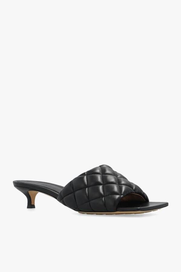 Bottega Veneta Padded heeled mules Zwart Dames