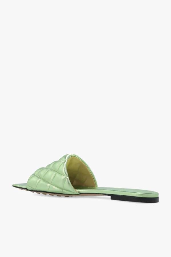 Bottega Veneta Padded slides Groen Dames