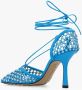 Bottega Veneta Bruine Vos Springt Over Luie Hond Sneakers Blue Dames - Thumbnail 4