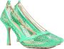 Bottega Veneta Groene Pumps met Kettingversiering Green Dames - Thumbnail 4
