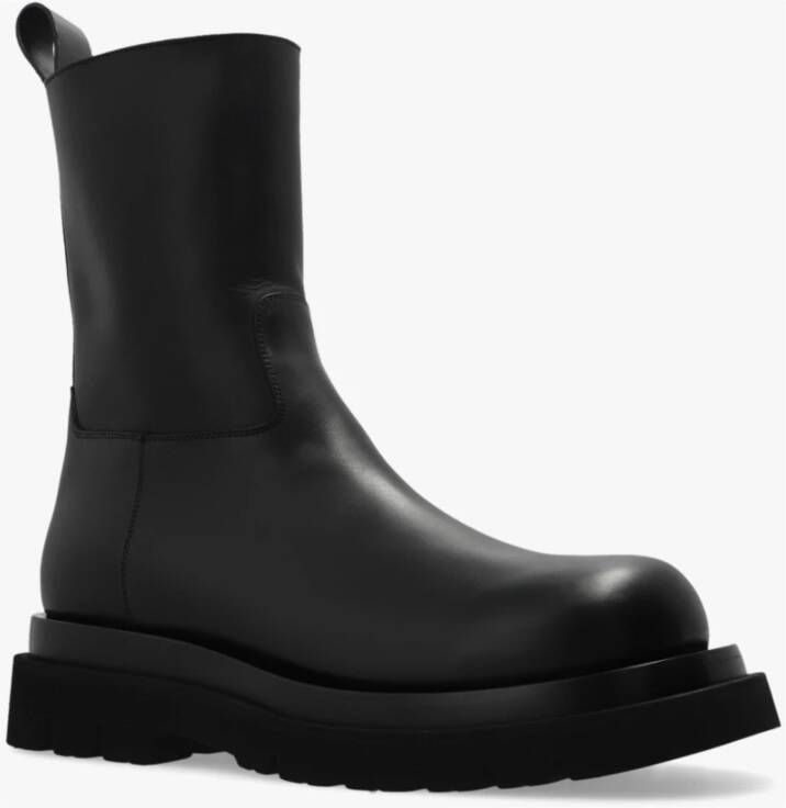 Bottega Veneta Puddle leather ankle boots Zwart Heren