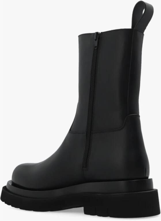 Bottega Veneta Puddle leren enkellaarzen Black Heren