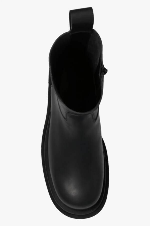 Bottega Veneta Puddle leren enkellaarzen Black Heren