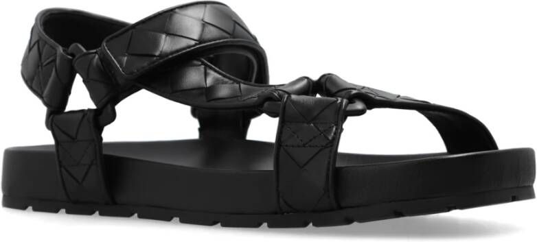 Bottega Veneta reis sandalen Black Heren