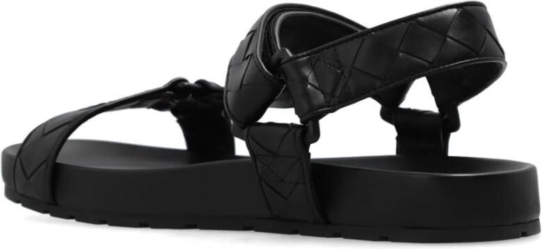 Bottega Veneta reis sandalen Black Heren