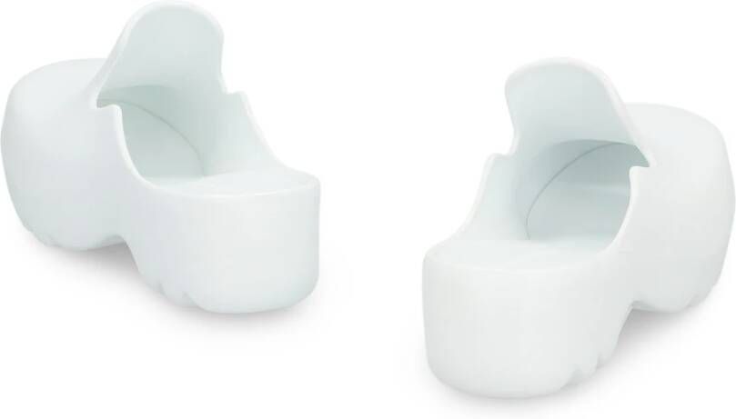 Bottega Veneta Rubber Slides Ronde Neus Schoenen