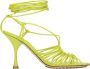 Bottega Veneta Hoge hak sandalen voor vrouwen Green Dames - Thumbnail 10