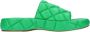 Bottega Veneta Quilted leather slides Groen Heren - Thumbnail 3