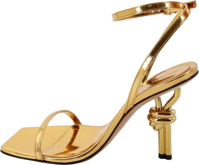 Bottega Veneta Sandalen met hoge hak en metalen hak