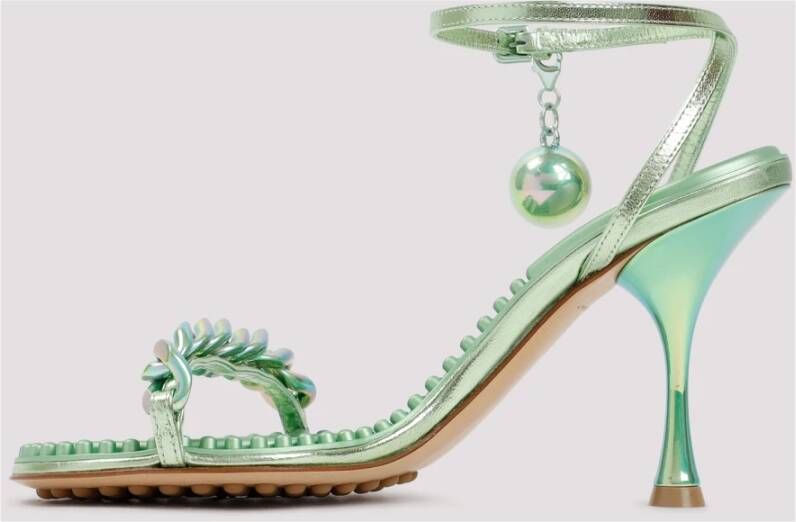 Bottega Veneta Sandals Green Dames