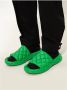 Bottega Veneta Quilted leather slides Groen Heren - Thumbnail 8