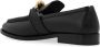 Bottega Veneta Zwarte Leren Loafers met Knoopdetail Black Dames - Thumbnail 6