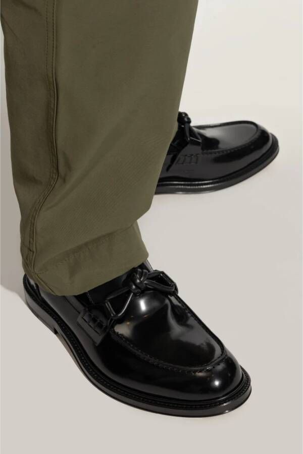 Bottega Veneta Schoenen met striktype loafers Black Heren