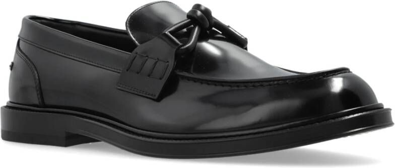 Bottega Veneta Schoenen met striktype loafers Black Heren