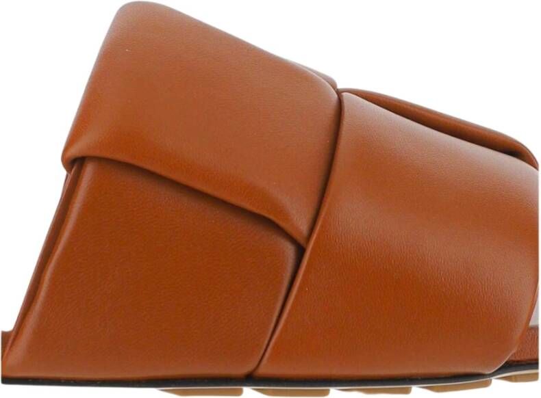 Bottega Veneta Sliders Bruin Dames