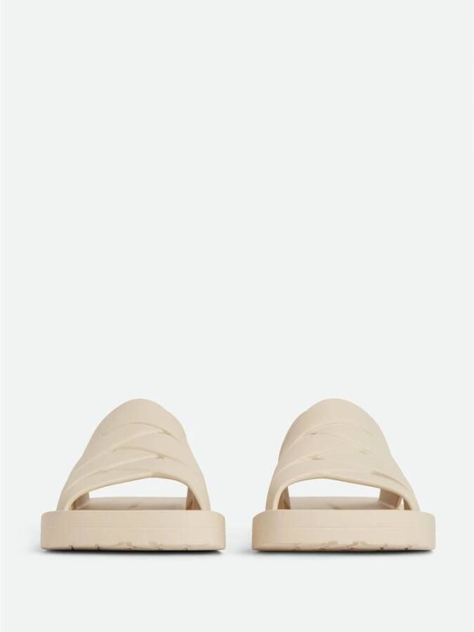 Bottega Veneta Sliders Wit Heren