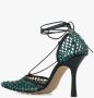 Bottega Veneta Groene Sparkle Stretch Pumps Green Dames - Thumbnail 5