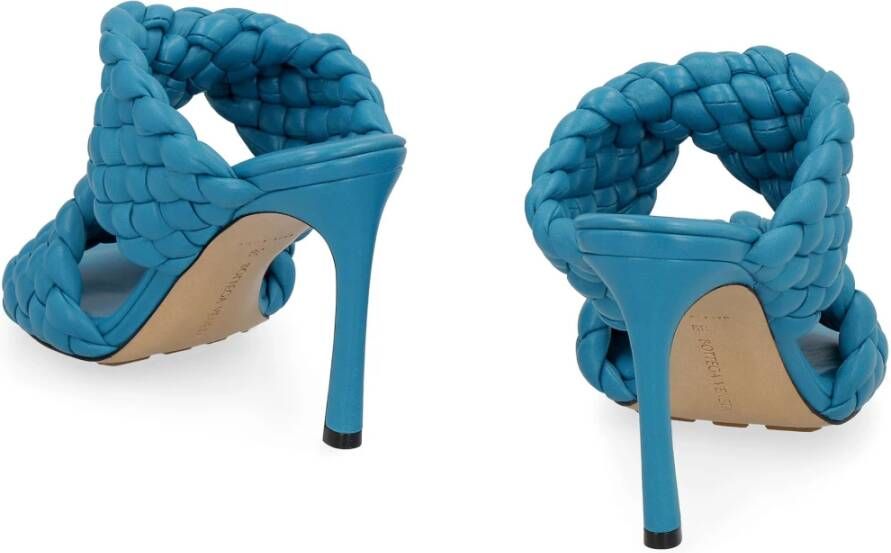 Bottega Veneta Stoere Leren Stiletto Muiltjes