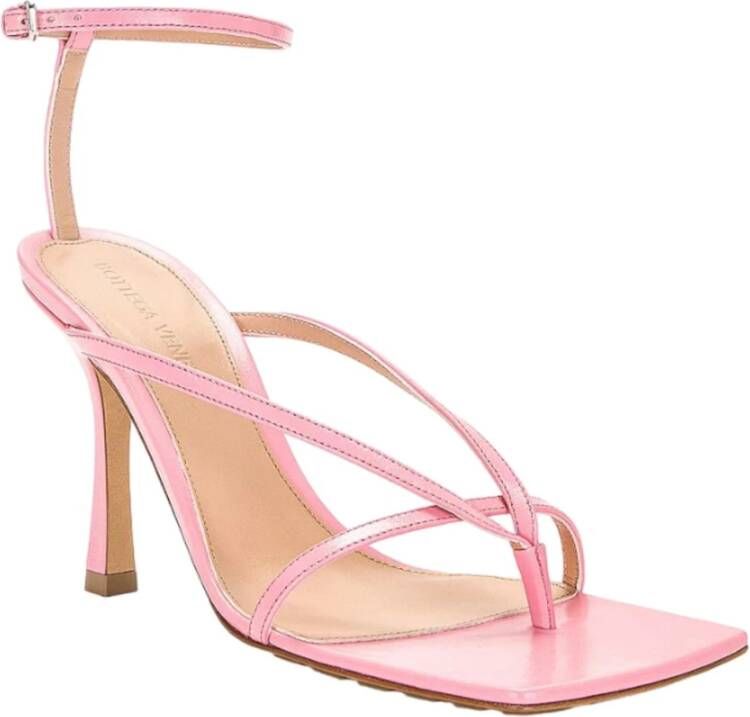 Bottega Veneta Stretch 90mm Leren Sandalen