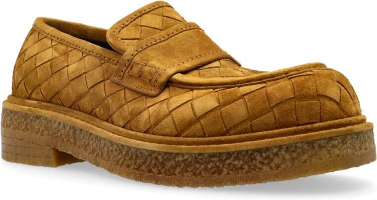 Bottega Veneta Suède schoenen type Loafers Brown Heren