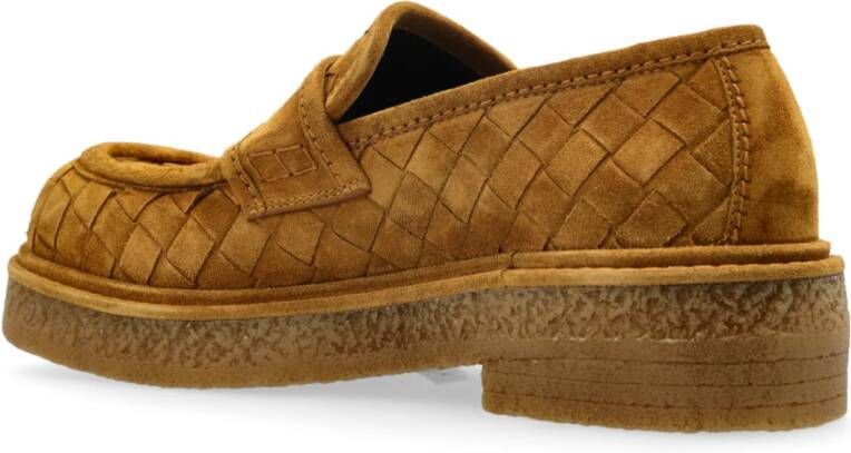 Bottega Veneta Suède schoenen type Loafers Brown Heren