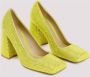 Bottega Veneta Tower Pumps in Kiwi Groen Yellow Dames - Thumbnail 3