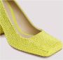 Bottega Veneta Tower Pumps in Kiwi Groen Yellow Dames - Thumbnail 4