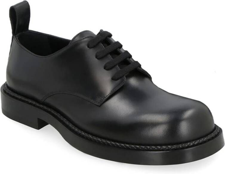 Bottega Veneta Veterschoenen van leer voor heren Black Heren