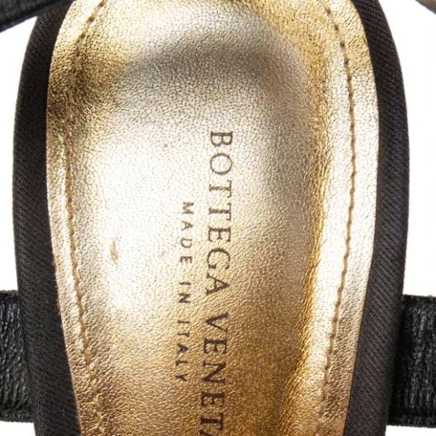 Bottega Veneta Vintage Pre-owned Canvas sandals Black Dames