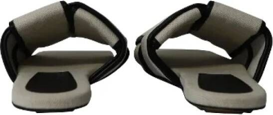 Bottega Veneta Vintage Pre-owned Canvas sandals White Dames